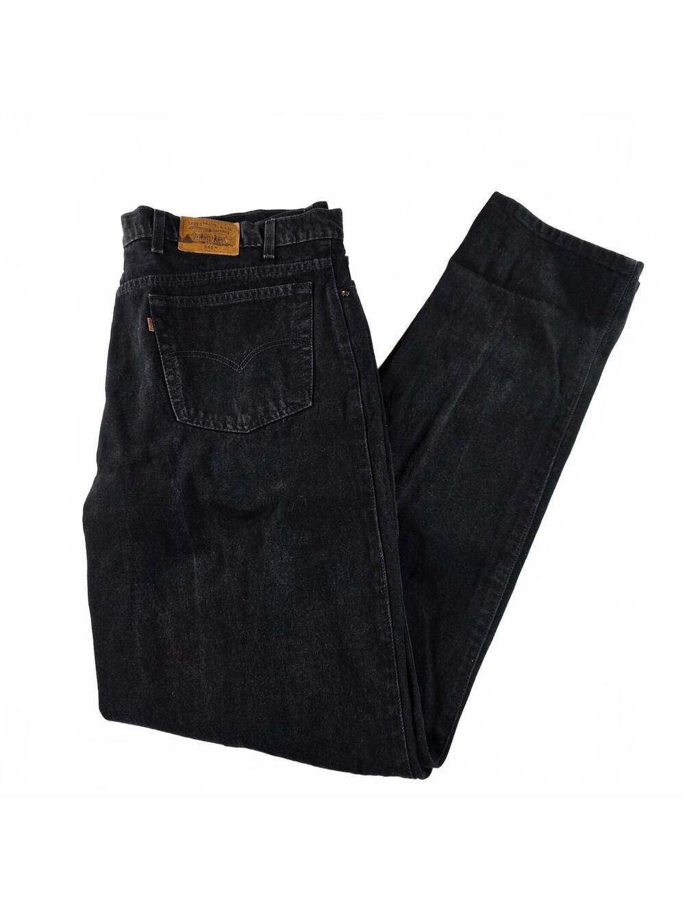 Levi's 540 Relaxed Fit Men's Jeans 44x38 Black Vintage Dated March 1996